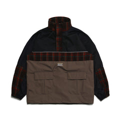 Rtr Anorak Jacket Check Black