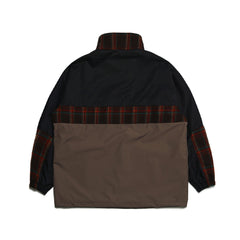 Rtr Anorak Jacket Check Black