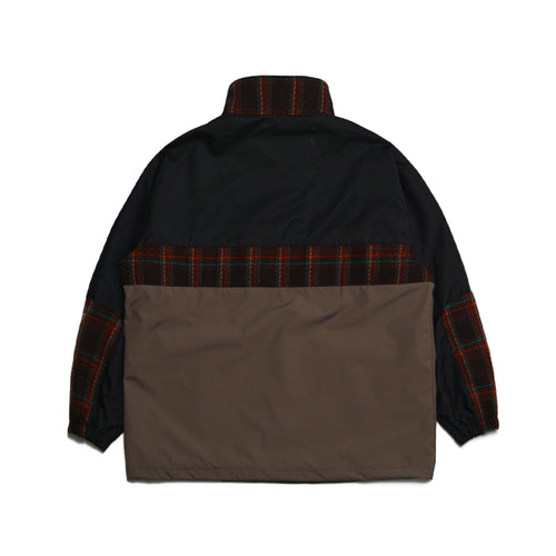 Rtr Anorak Jacket Check Black