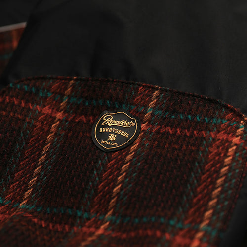 Rtr Anorak Jacket Check Black