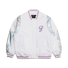 Logo Stadium Jacket White