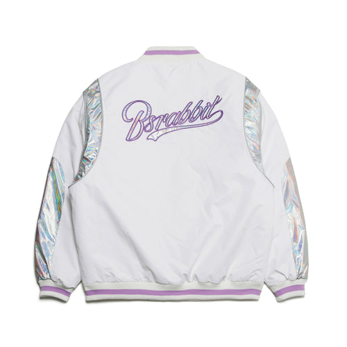 Logo Stadium Jacket White