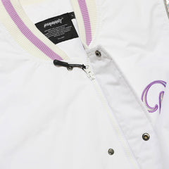 Logo Stadium Jacket White