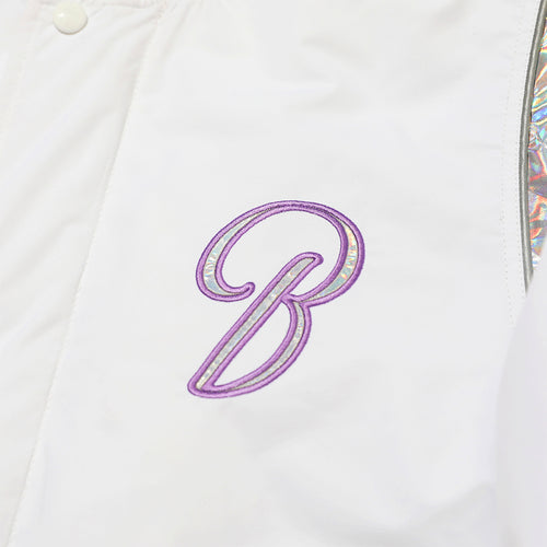 Logo Stadium Jacket White