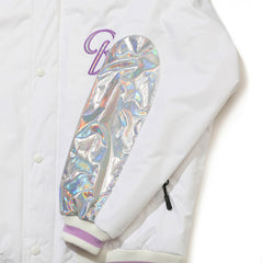 Logo Stadium Jacket White