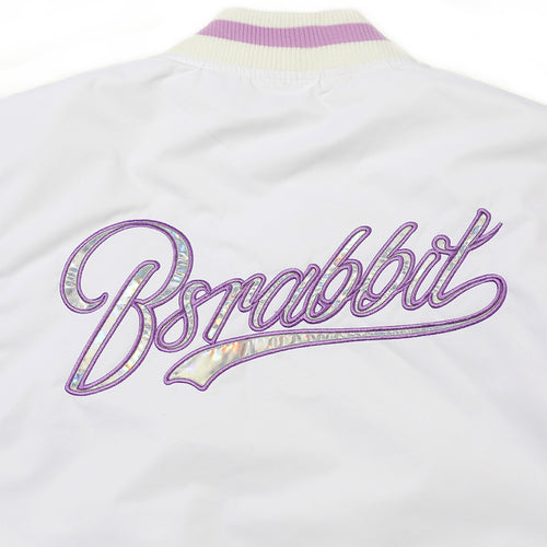 Logo Stadium Jacket White