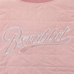 Logo Stadium Jacket Corduroy Pink