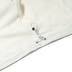 Classy Linen Wide Hooded Jacket Ivory