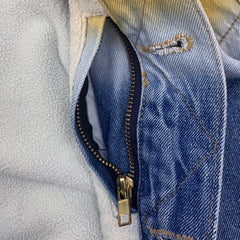 Tiedye Washing Over Denim Trucker Jacket Tiedye Yellow