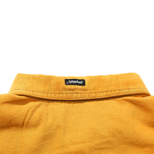 Tiedye Washing Over Denim Trucker Jacket Tiedye Yellow