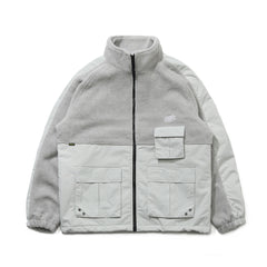 Awf Half Fleece Jacket Snowgray