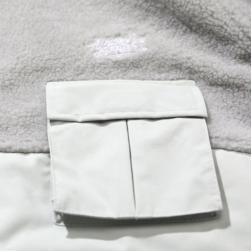 Awf Half Fleece Jacket Snowgray