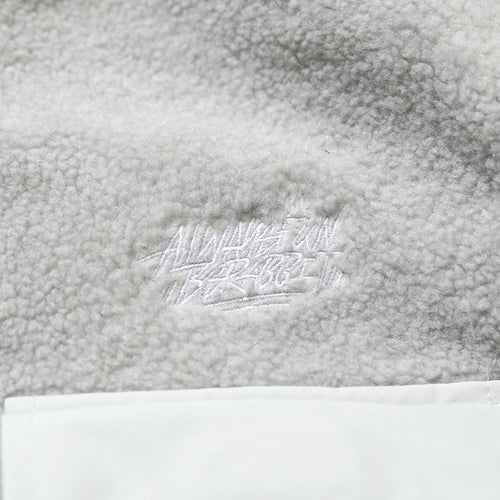 Awf Half Fleece Jacket Snowgray