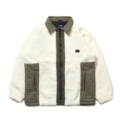 Ryc Fleece Jacket Cream / Khaki