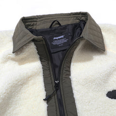 Ryc Fleece Jacket Cream / Khaki