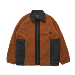 Ryc Fleece Jacket Brown / Black