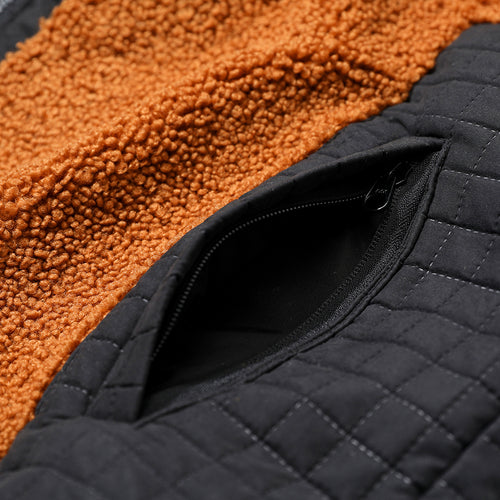 Ryc Fleece Jacket Brown / Black