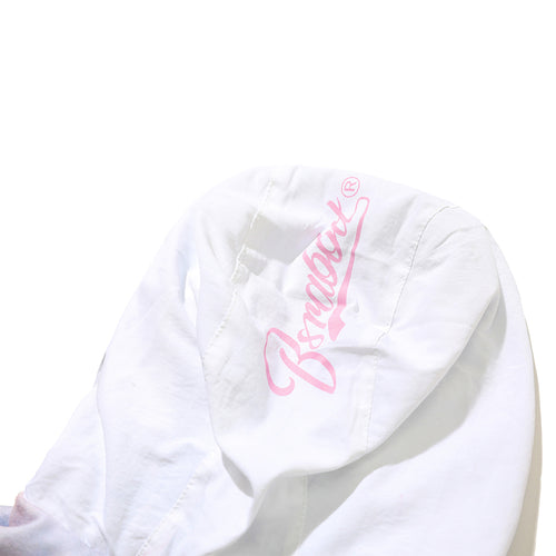 Royal Fleece Hooded Jacket Marble White