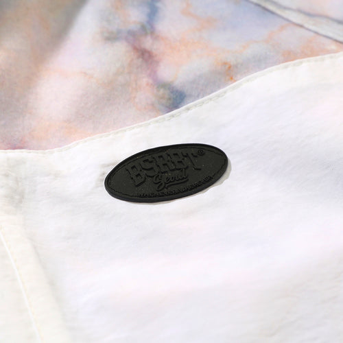 Royal Fleece Hooded Jacket Marble White