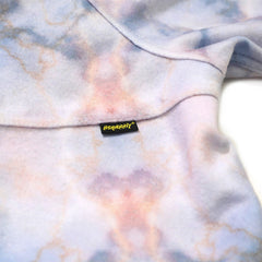 Royal Fleece Hooded Jacket Marble White