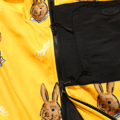 Royal Fleece Hooded Jacket Bear Rabbit Yellow
