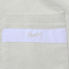 Br Corduroy Hooded Jacket White