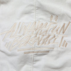 Br Corduroy Hooded Jacket White