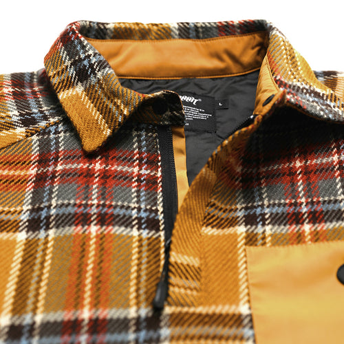 Better Than Check Anorak Shirt Mustard Check