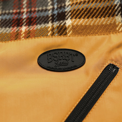 Better Than Check Anorak Shirt Mustard Check