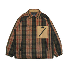 Better Than Check Anorak Shirt Khaki / Beige Check
