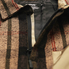 Better Than Check Anorak Shirt Khaki / Beige Check