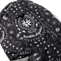 Artistic Hooded Jacket Paisley Black