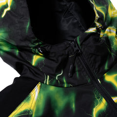 Artistic Hooded Jacket Thunder Green