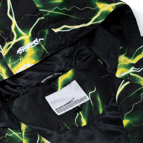 Artistic Hooded Jacket Thunder Green