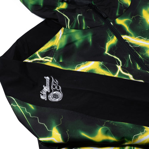 Artistic Hooded Jacket Thunder Green
