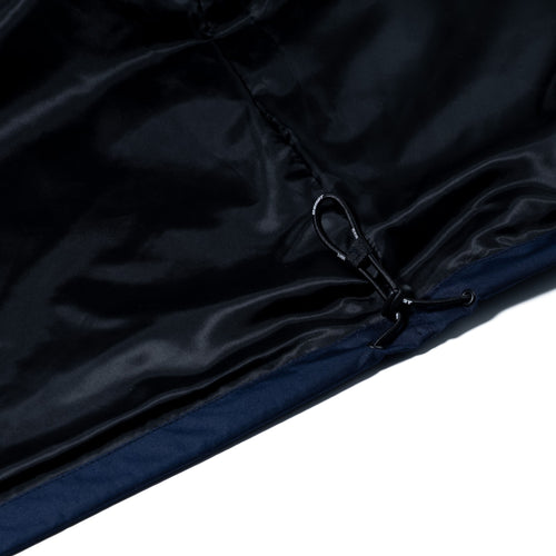 Light Weight Reflective Line Hooded Jacket Navy