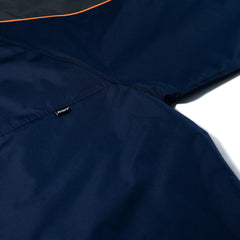 Light Weight Reflective Line Hooded Jacket Navy