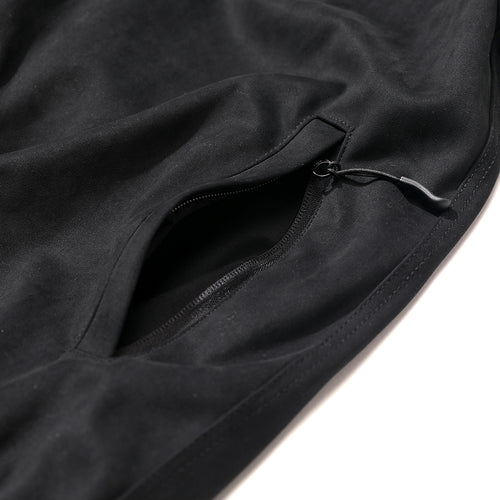 High Suede Jacket Black