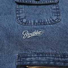 Logo Washing Vest Denim Light Blue