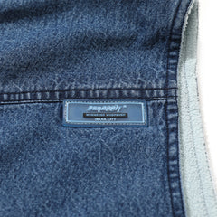 Logo Washing Vest Denim Light Blue