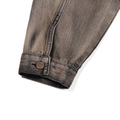 Big Cargo Loosefit Denim Jacket Vintage Black