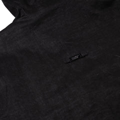 Rustic Charm Linen Hooded Jacket Black