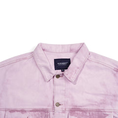 Big Cargo Loosefit Denim Jacket Pigment Pink