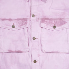 Big Cargo Loosefit Denim Jacket Pigment Pink