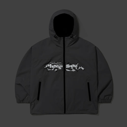 Reflective Drabbit Hooded Jacket Gray