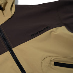 Natureline Wide Hooded Jacket Olive Brown