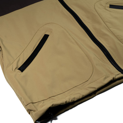 Natureline Wide Hooded Jacket Olive Brown