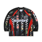 Bsrbt Sporty Pullover Jacket Checkered Bloom