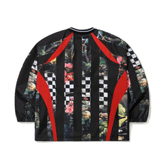 Bsrbt Sporty Pullover Jacket Checkered Bloom
