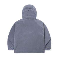 Shadow Grid Hooded Anorak Jacket Light Purple